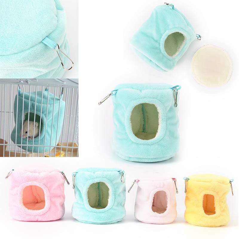 " H & L hamster Quente hammo Pendurado Cama Casa Rato hamsters Sírios Papagaio Ninho Furão Esquilo Brinquedo Animal De E