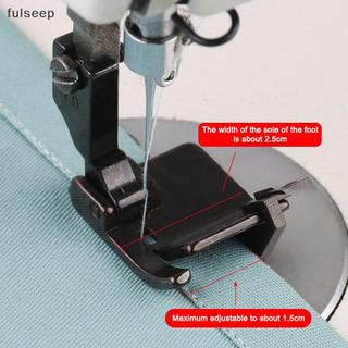 [fulseep] T9 Calcador Multifuncional Ajustável Com Bainha Dobrada , Guia De Borda De Rolamento , Pés De Peças De Máquina