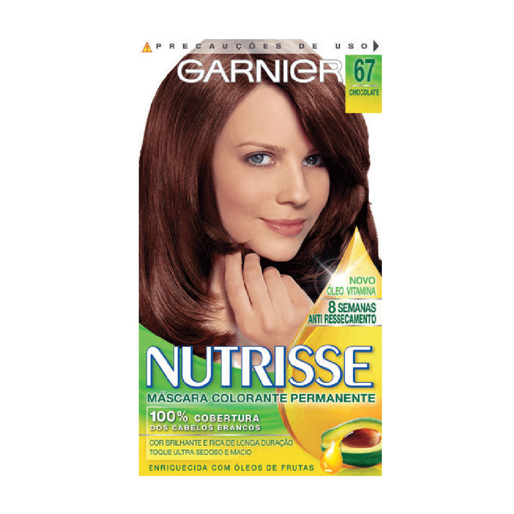 Tintura Creme Nutrisse Garnier Chocolate 67 Kit