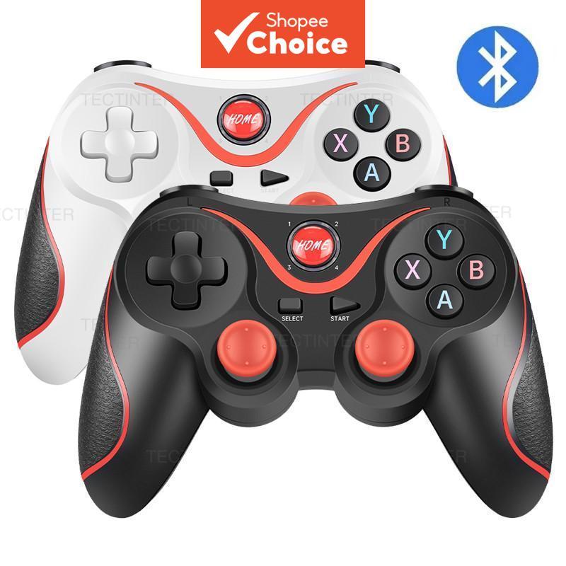 Terios Controle Gamepad Sem Fio Bluetooth 2.4G para Nintendo Switch/PS3/PS4/Console/PC Joystick Android