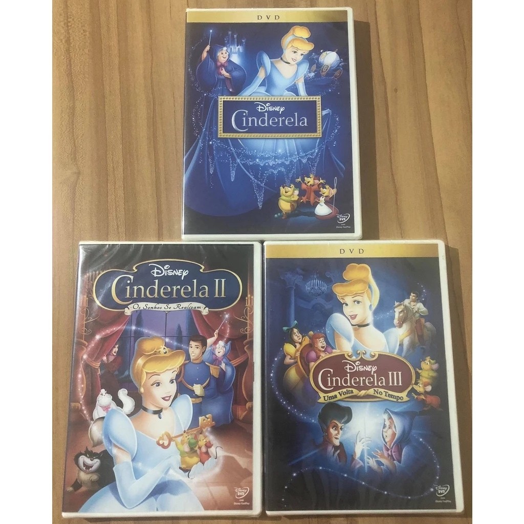 Dvd Cinderela - Trilogia 3 Dvd