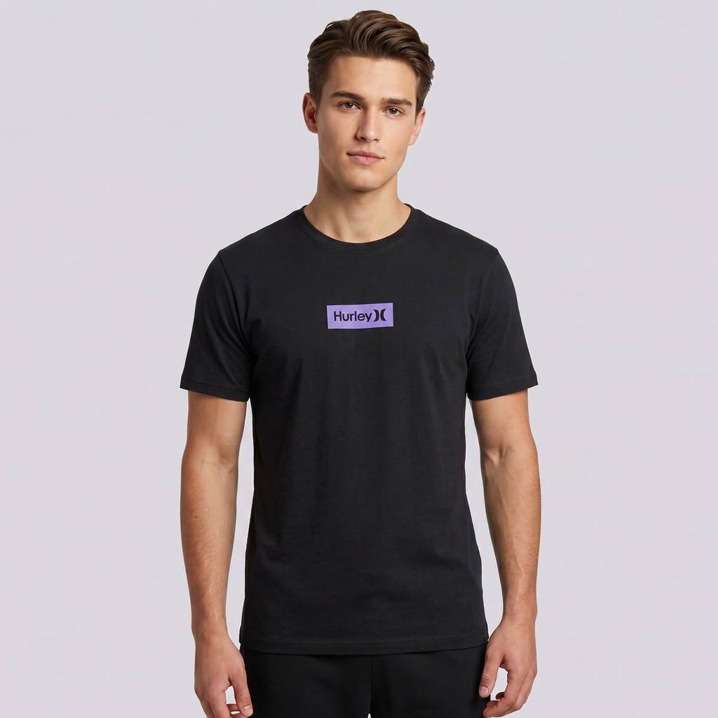 Camiseta Hurley Silk Box Preta