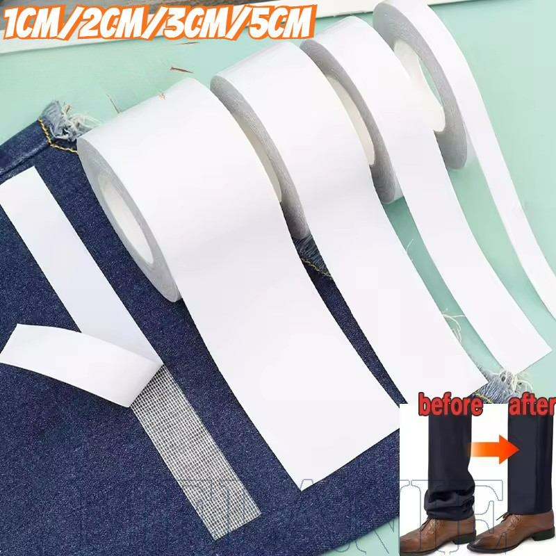 Fitas Térmicas Dupla Face Sem Rastros-Patch De Ajuste De Punho De Camisas-Calças Autoadesivas Encurtar Pastas-Fita Modif