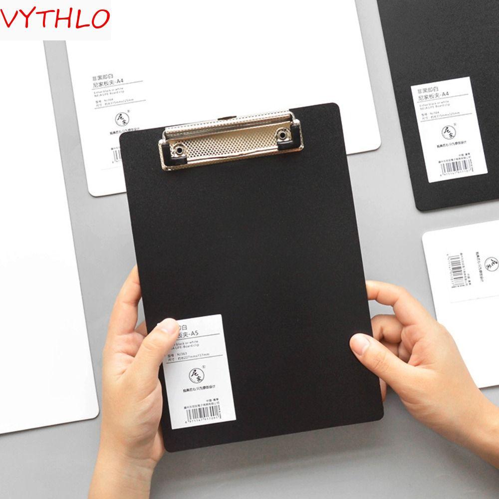Prancheta De Escrita VYTHLO , Pasta De Documentos Para Tablet Arquivo A4 A5 A6 , Organizador De Papel Preto E Branco