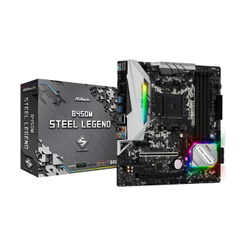 Placa Mãe ASRock B450M Steel Legend, DDR4, Socket AMD AM4, mATX, Chipset B450, ASRB450MSL