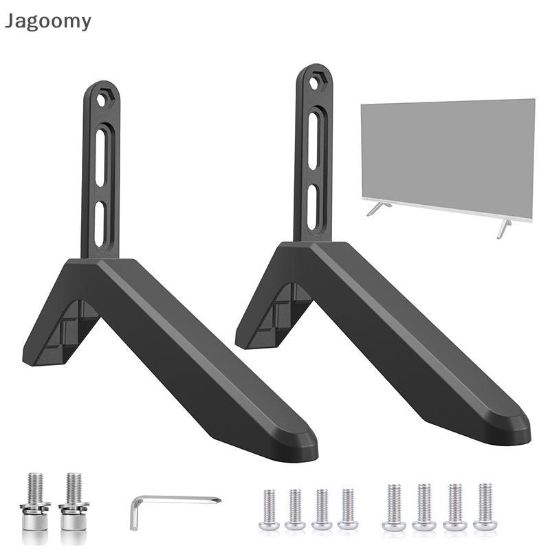 JAG Universal TV Suporte Base Mesa Superior Pernas De Para Vizio Samsung LG TCL Hisense Televisãos Com Parafusos Fácil I
