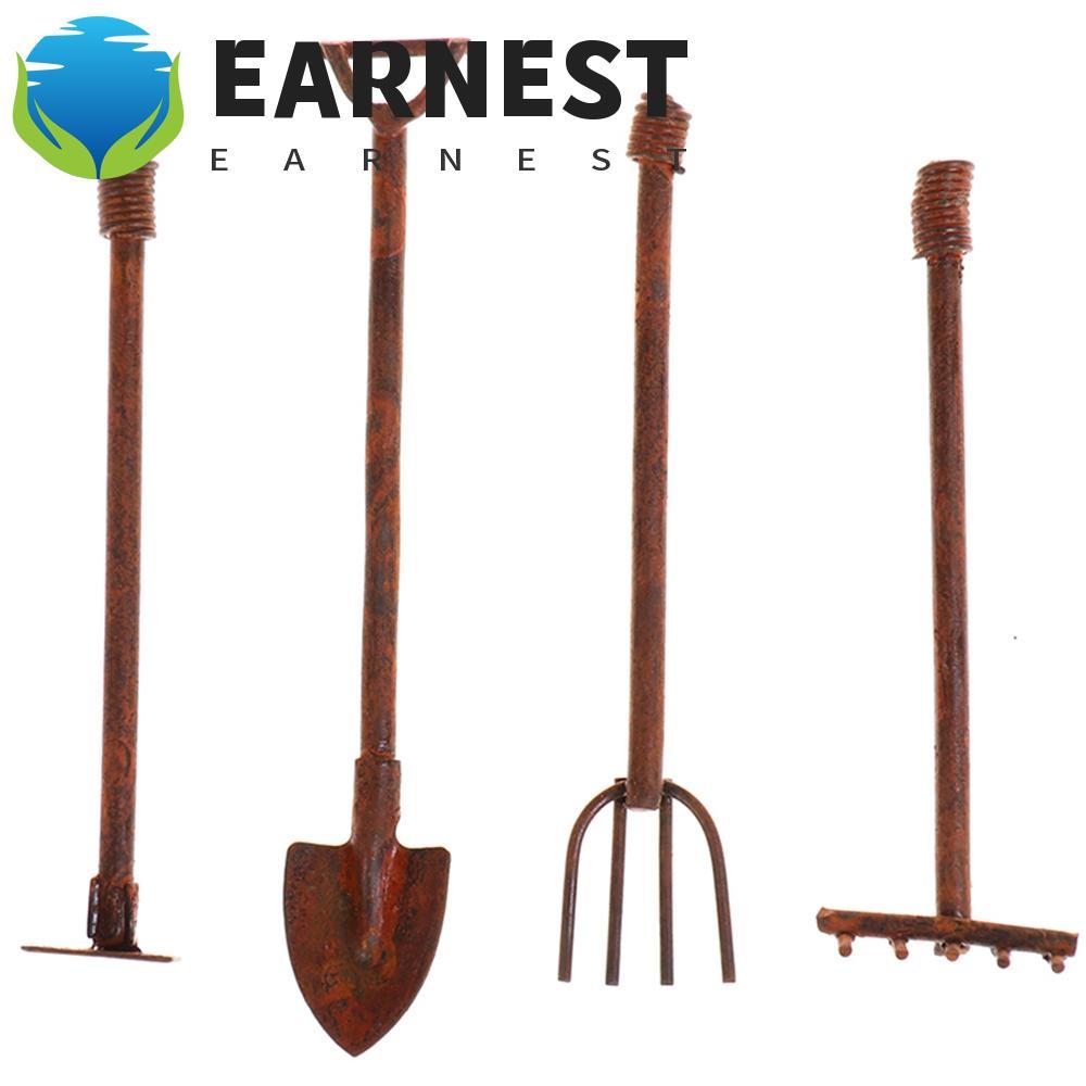 EARNEST Casa De Bonecas Em Miniatura Enxada Gnomos Decoração Para Micro Paisagem Ornamentos Móveis Acessórios De Jardim