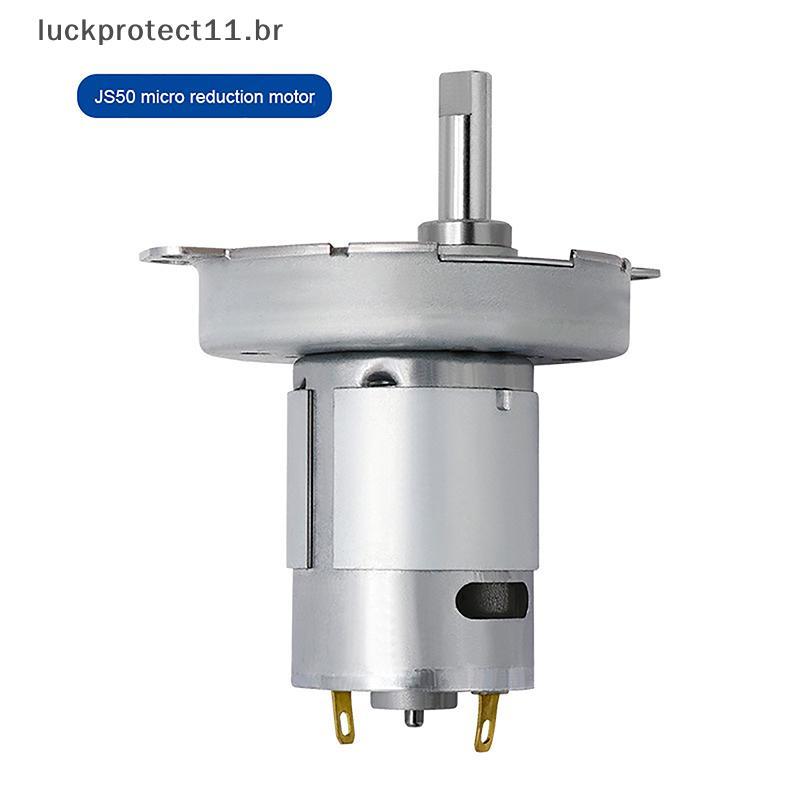 LTBR DIY Acessórios Micro Redução DC Motor DC24V JS50 Motores De Engrenagem Desaceleração 7800 Rpm Para Alimentador De A