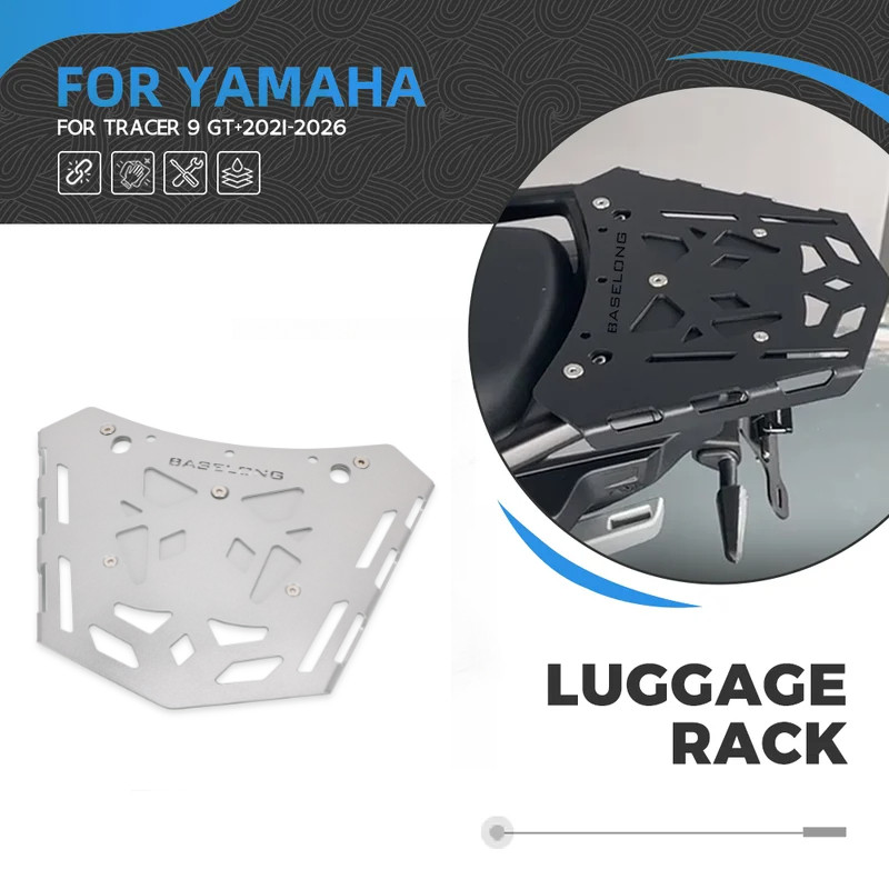 Para Yamaha Tracer 9GT 9 GT 2021-2022-2023-2024 Motocicleta Traseira Bagageiro Suporte