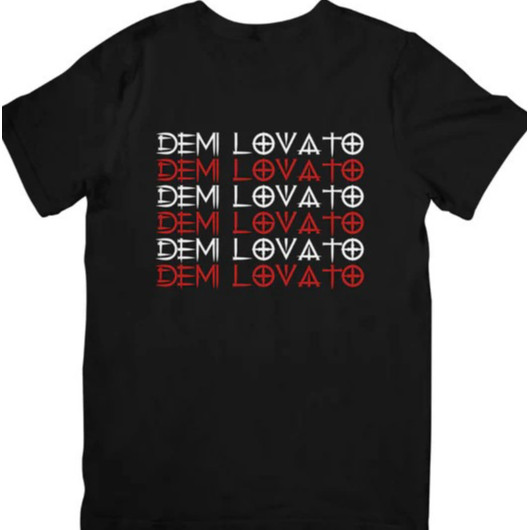 Camisa Premium Demi Lovato Name Logo Blusa Unissex Camiseta 100% Algodão Blusa