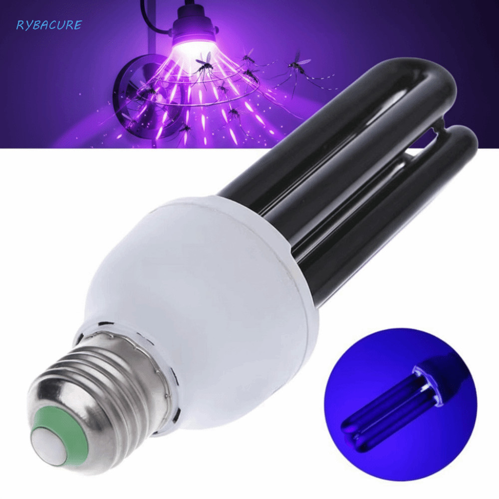 Lâmpada UV RYBACURE , Luz Fluorescente Ultravioleta Preta 220V Roxa De Baixa Energia