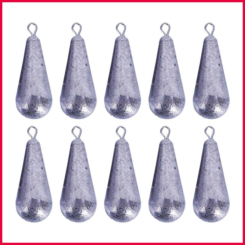 Drop Shot Rigs Para Pesca Baixo 10X Chumbo Chumbadas De Em Forma De Lágrima Reutilizável Equipamento Dropshot 360 wonabr