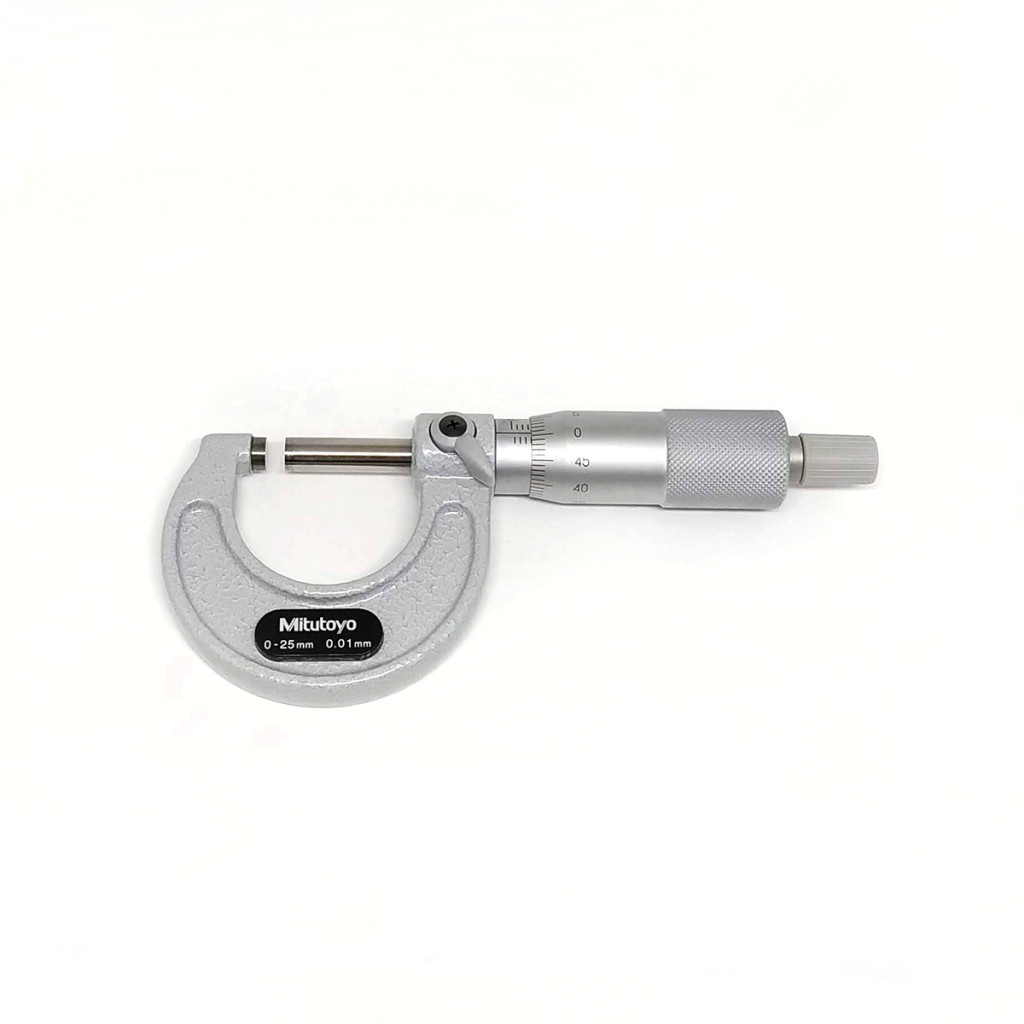 Micrômetro externo mecânico Mitutoyo 0-25mm x 0,01mm 103-137