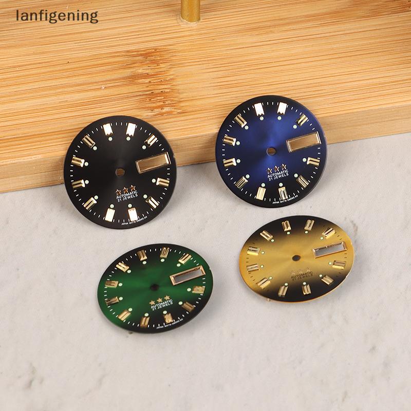 Mostrador De Relógio Vintage Com Calendário Duplo De 3 Estrelas Para Reparo Masculino 46941/46943