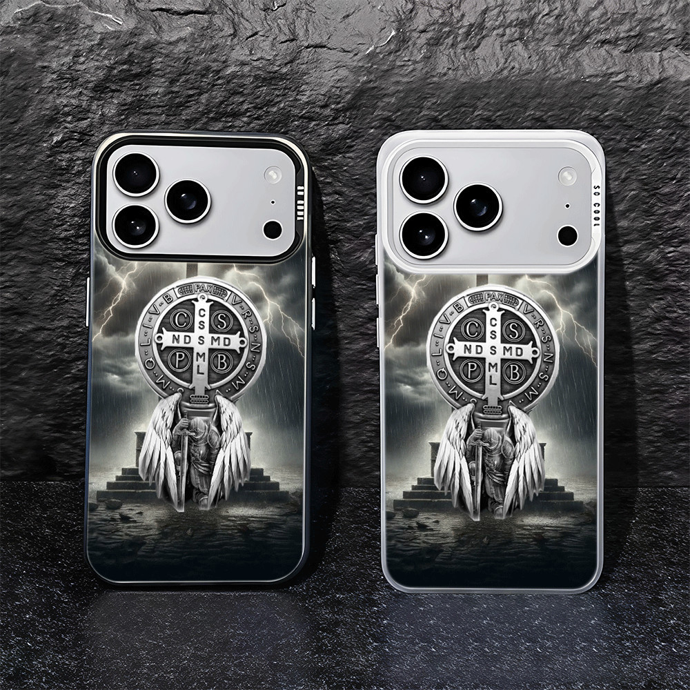 Capa Paladin Anjo Capinha Para IPhone 17 13 12 11 Normal X XR XS 8 7 15 14 16 PRO MAX PLUS Ar Silicone Caso De Telefone