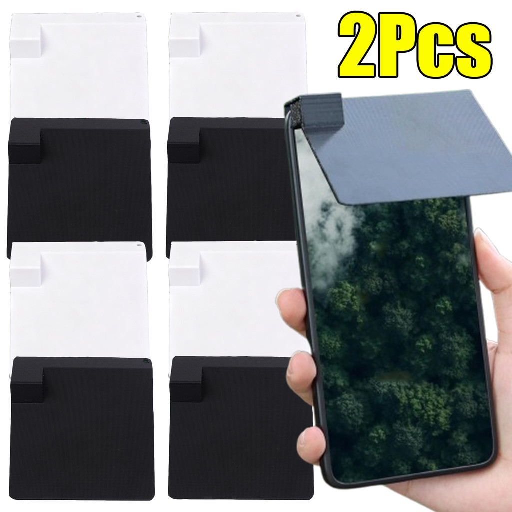 Placa De Proteção Solar Para Telefone Impressa Em 3D Preto Branco Snap on Celular Viseira Portátil Navegação Carro Ao Ar