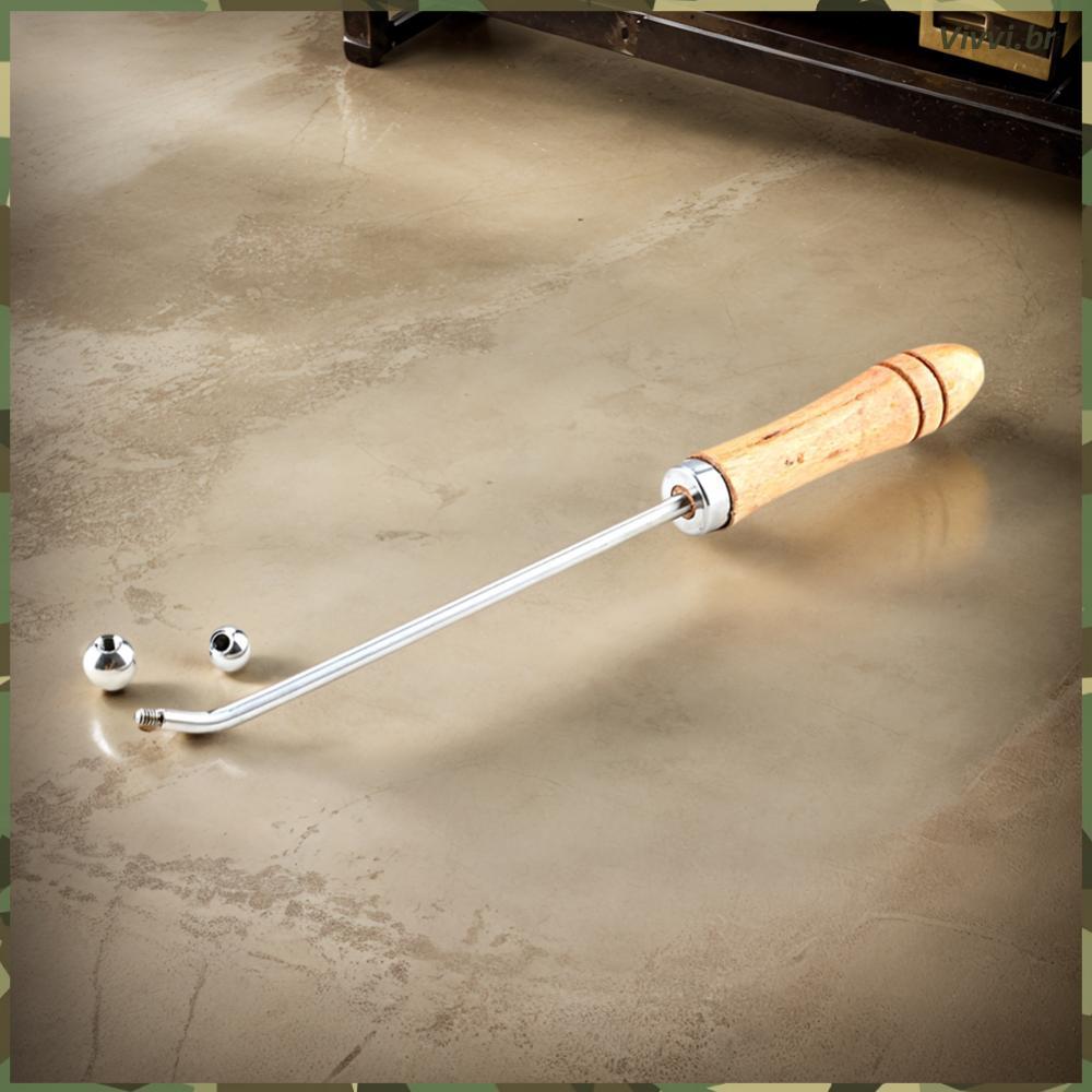 Ferramenta De Manutenção De Pescoço De Sax Com 3 Bolas De Metal Para Trompete Buzina Francesa _VVI