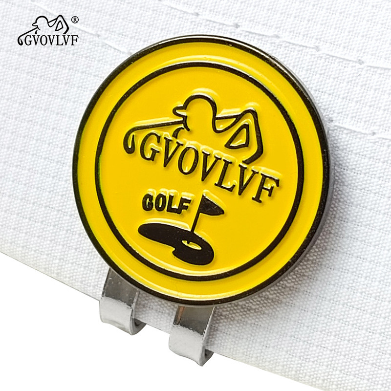 Frete grátis novo estilo marca de golfe boné clipe conjunto sucção magnética golfe bola verde posição marca ventilador a