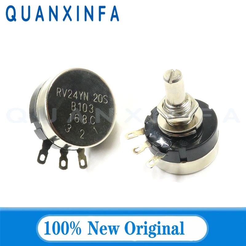 1 Peça RV24YN20S B101 102 103 203 503 504 100 ohm 1K 10K 20K 50K 100K 500K Potenciômetro Resistor Ajustável Em Estoque F