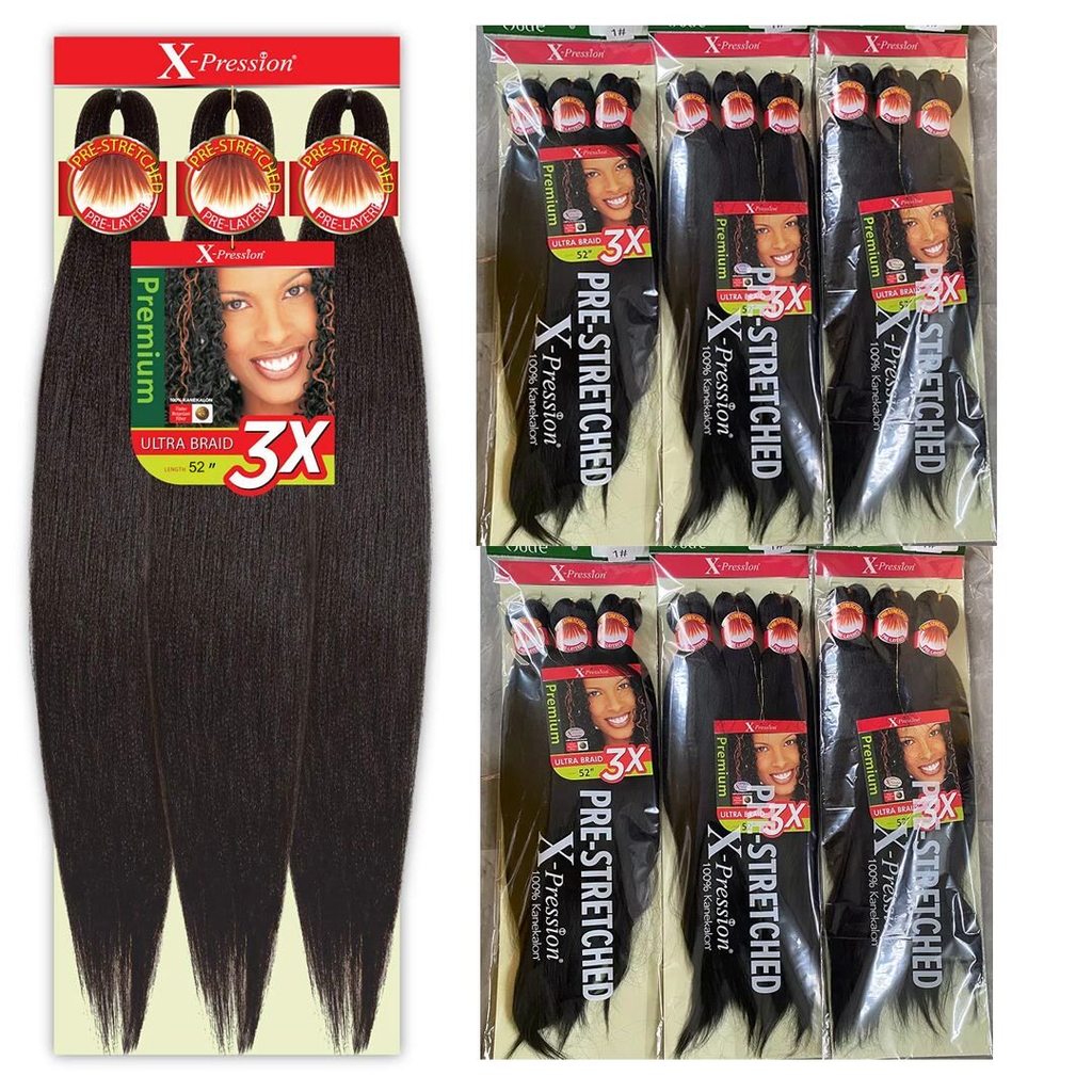 Pontas onduladas trança curl Cabelo french curl cache afro Crochet braids cacheado afro 3X XPRESSION 225g Kanekalon Cham