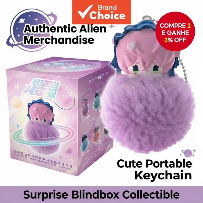 Alien Palco Livre Série De Caixa Cega Pom Chaveiro Anime ALNST Pelúcia Fofo Saco Charme Bonito Presente Colecionável Lem