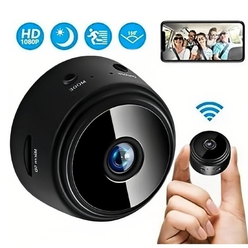 Câmera A9 Mini HD Sensor De WIFI Grava Em Cartão de Memória Com Suporte Para Encaixe Envio Imediato