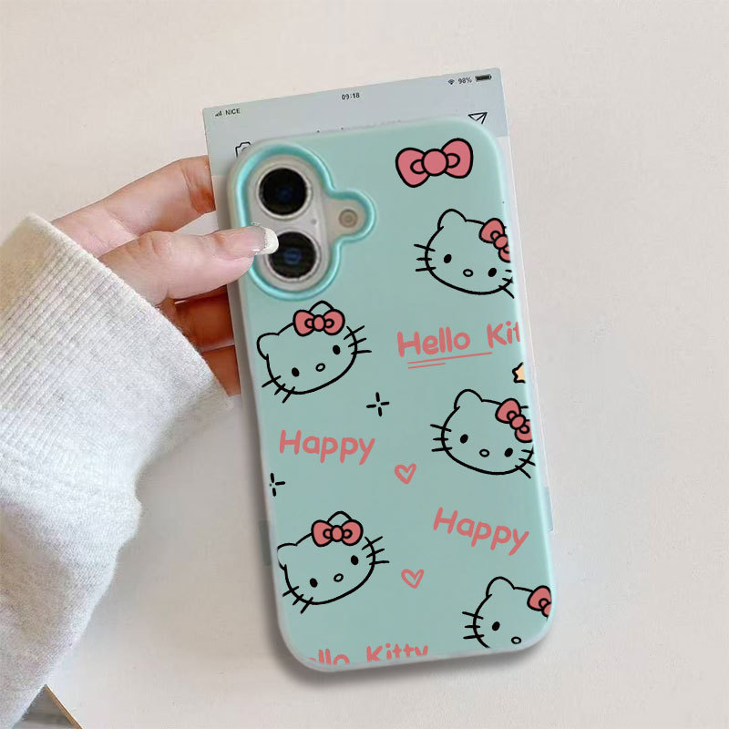Cura Hello Kitty Caso De Telefone Para Samsung A17 A07 A26 A06 A16 A35 A54 A05S A05 A15 A14 A13 A52 A04S A03S A04E A03