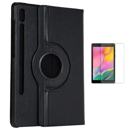 Premium Capa E Película Para Galaxy Tab S7 Fe T735 12,4  Preto