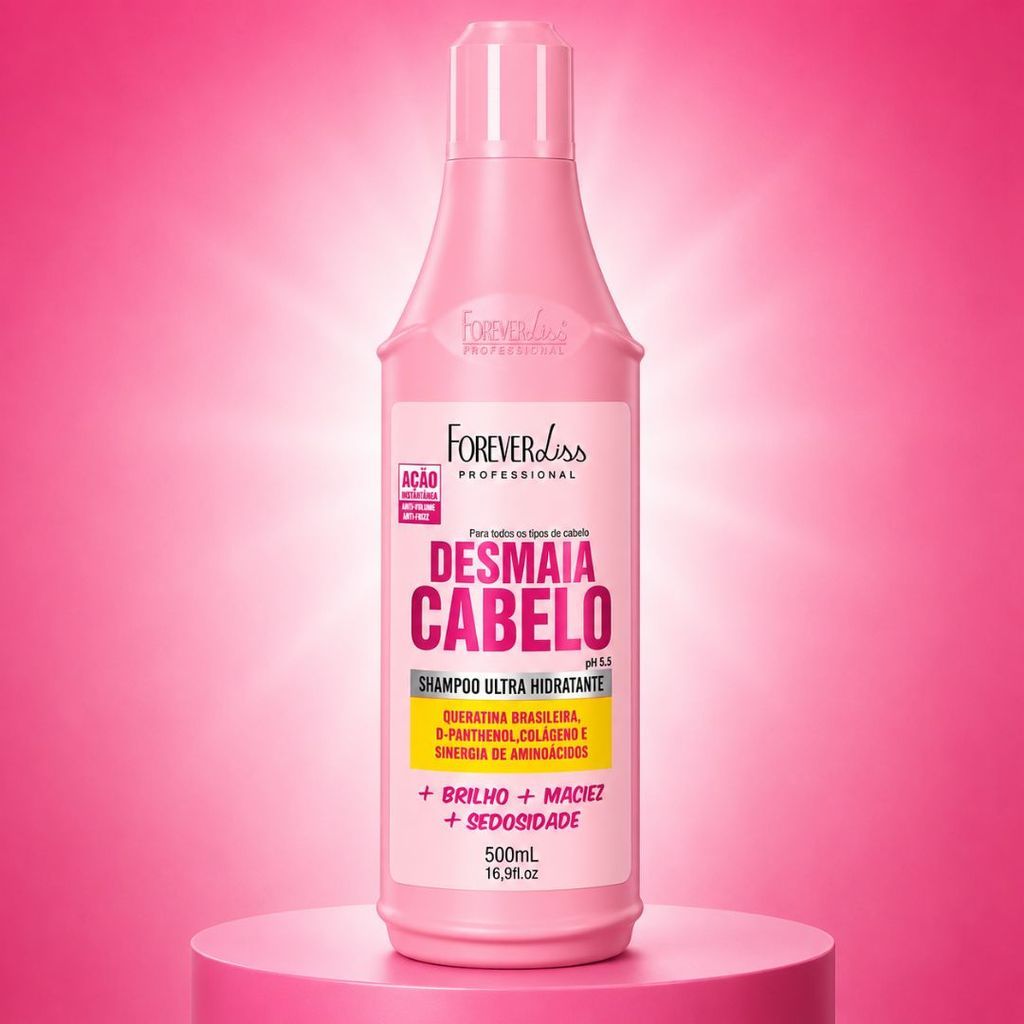 Shampoo Desmaia Cabelo Forever Liss 500ml