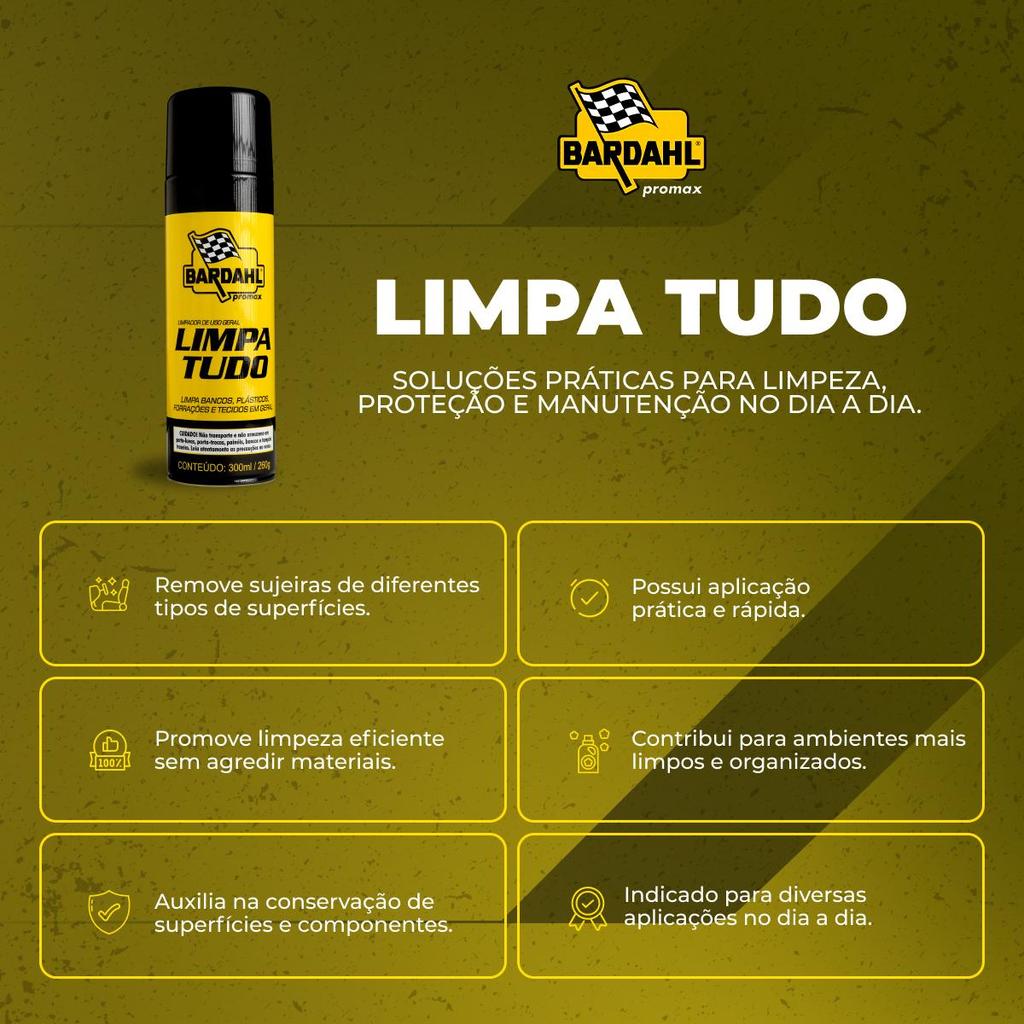 Multiuso Bardahl Limpa Tudo 300ml Limpeza Geral — imagem 2 de 2