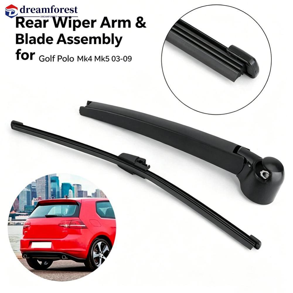 DREAMFOREST Conjunto De Braço De Limpador De Para-Brisa Traseiro De Carro , VW Volkswagen Golf 4 5 Mk4 Mk5 03-09 Passat