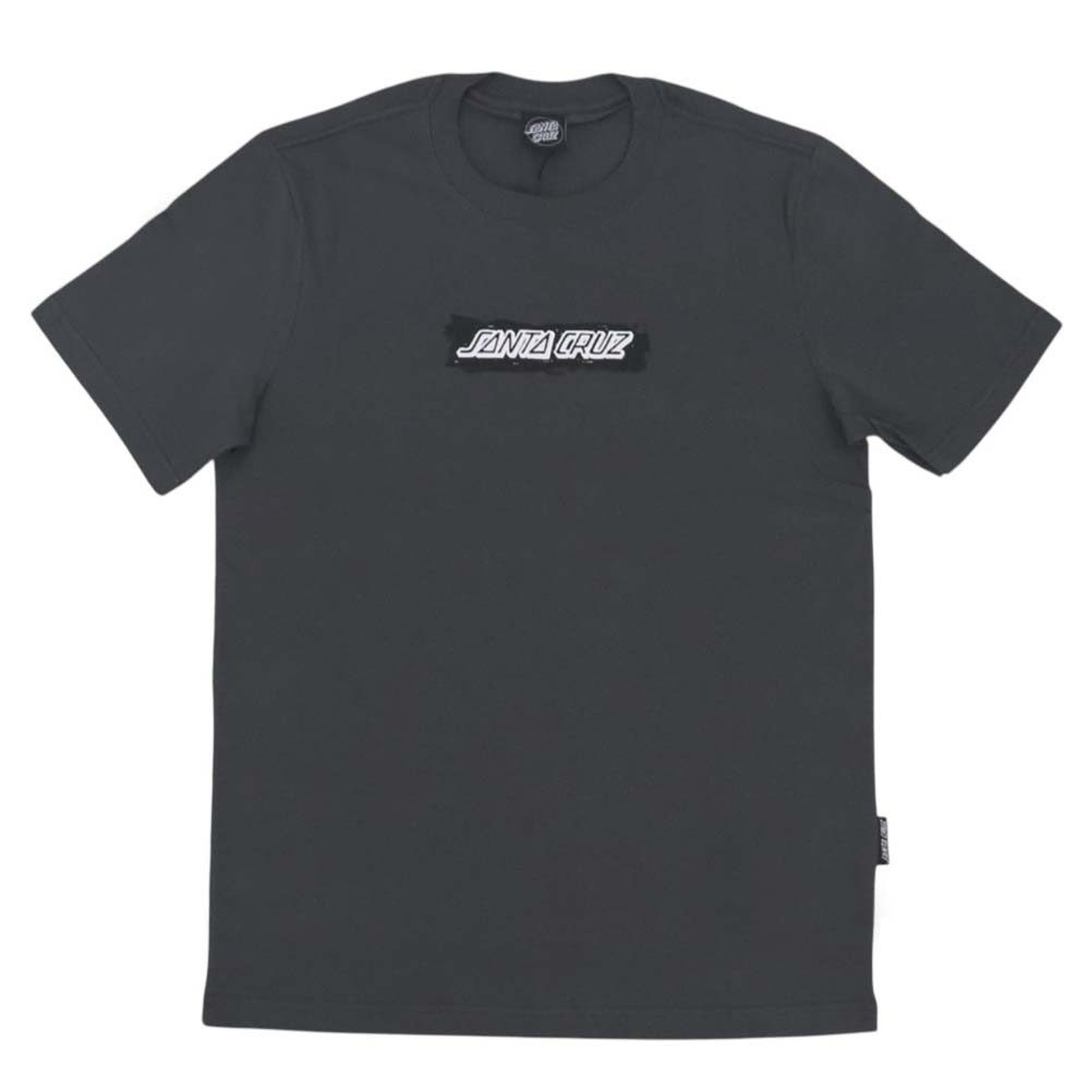 Camiseta Santa Cruz  Cut Strip Front - Cinza Chumbo
