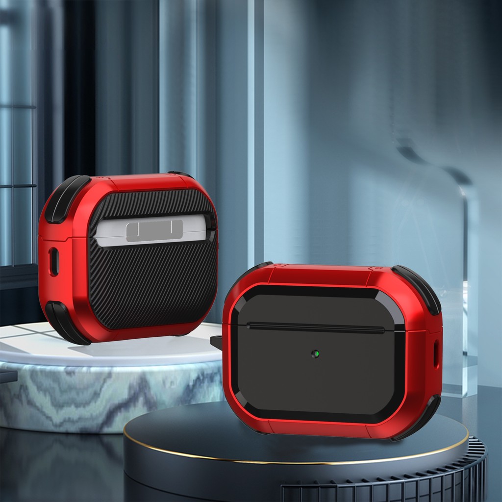 Capa Protetora Thunder Armor para Fones de Ouvido Airpods 4 3 2 1 pro3 2 1, Elegante, Criativa, Antichoque, de Alta Qual