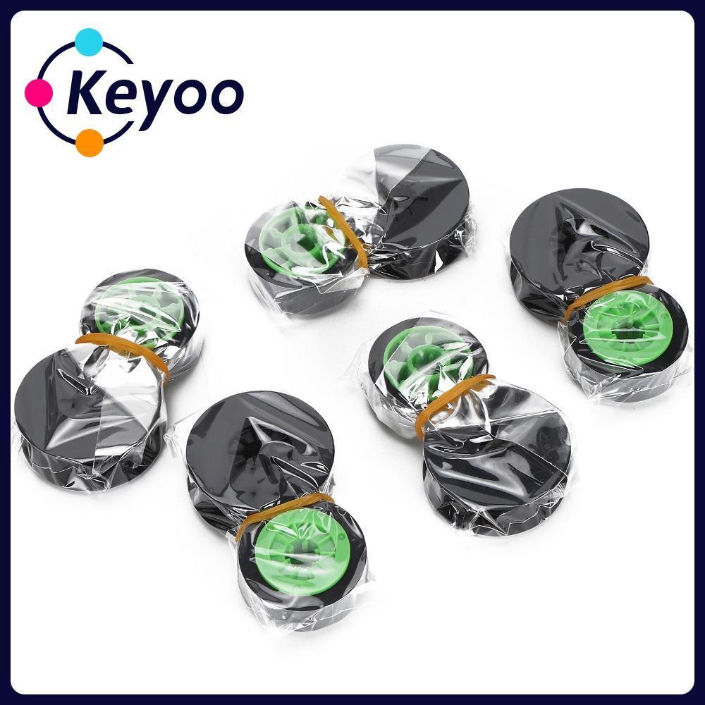 [KEYOO] 5 Unidades De Fita De Tinta Preta Verde , De Impressão , Para Impressora LMIR300B 380E/390A/370A