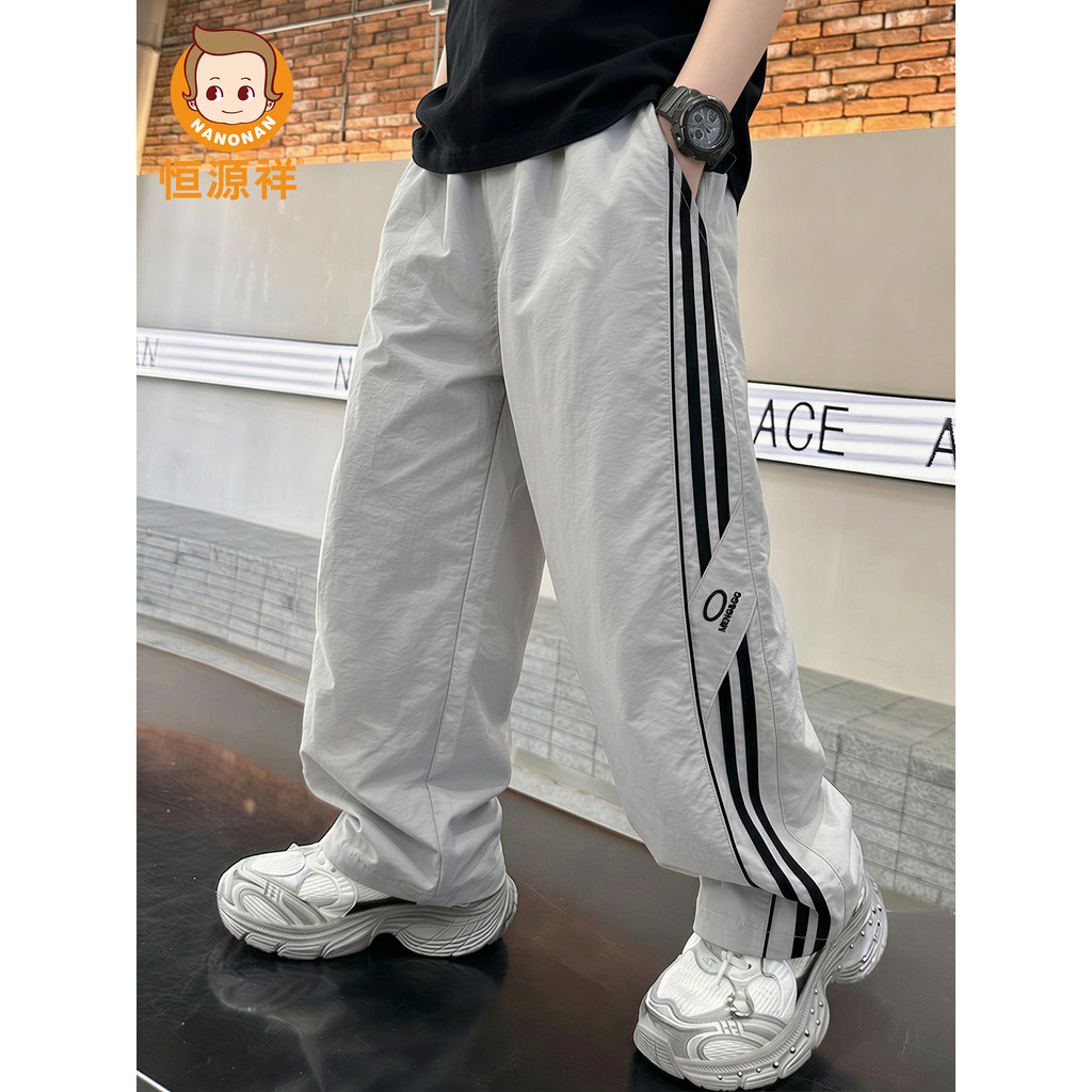Hengyuanxiang calças infantis novo estilo calças Mosquito meninos de secagem rápida esportes lazer primavera verão calça