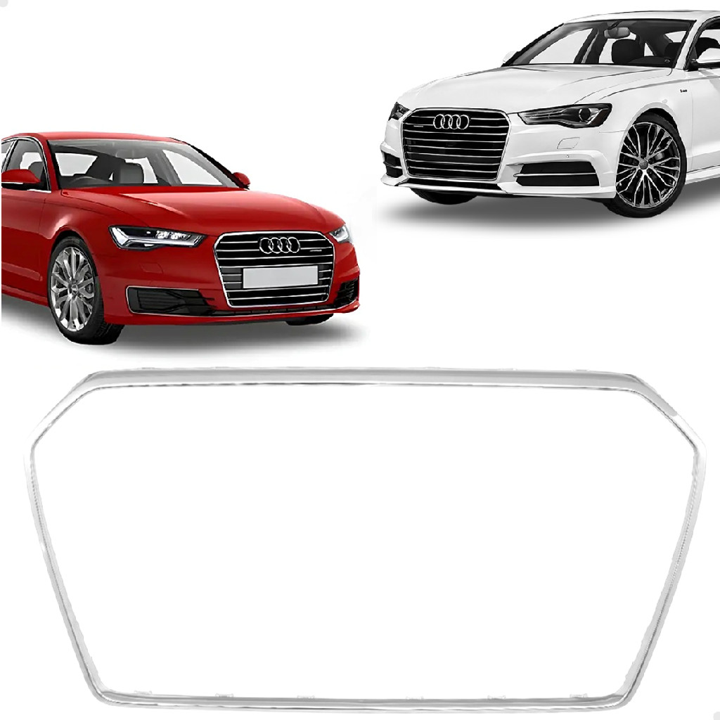 Friso Moldura Cromado Grade Dianteira Audi A6 2015 2016 2017 2018 4G0853651A