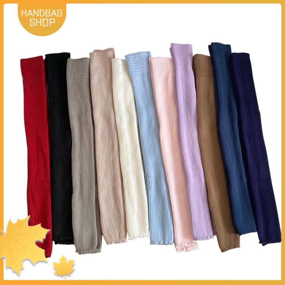 Bolsa Ballet Yoga Meias Acima Do Joelho , Quente Casual Passo No Aquecedor De Pernas , Capa Elástica Macia De Cor Sólida