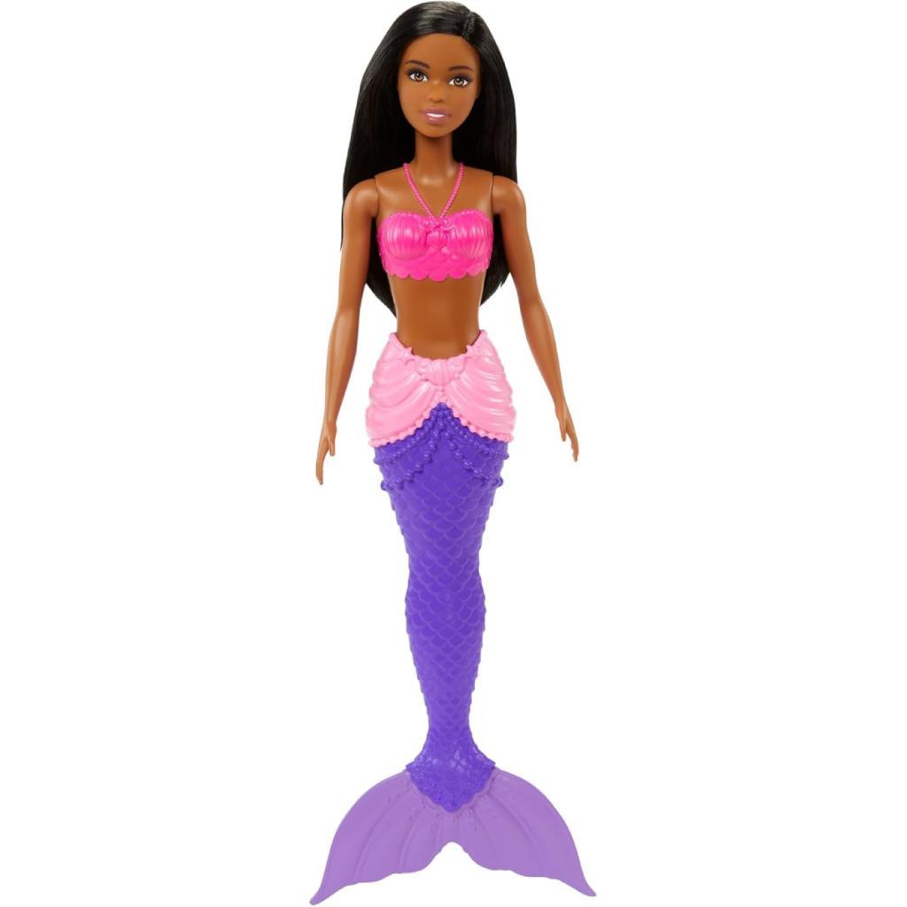 Barbie Sereia Negra Mattel Cauda Roxa Fantasia Infantil