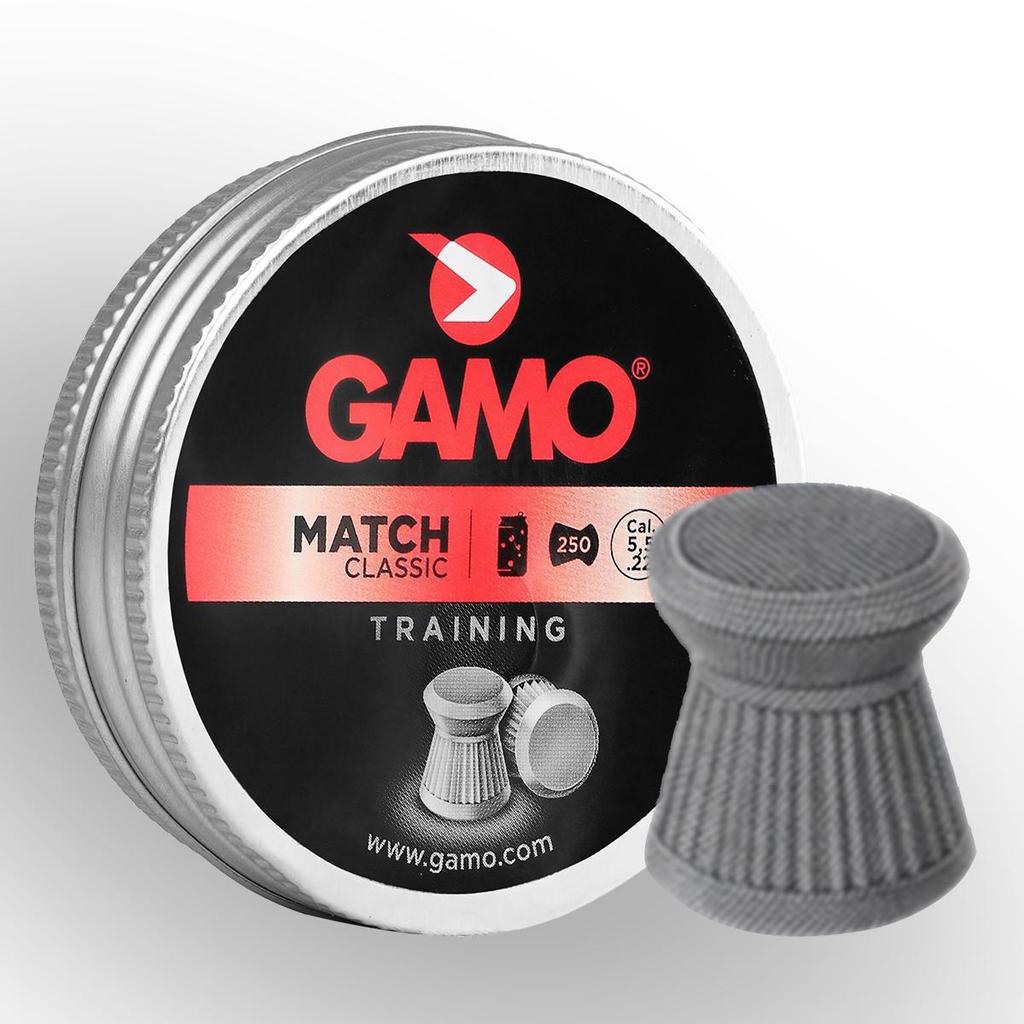 Chumbinho Gamo Match Classic Training 15,42gr 250un. 5.5mm