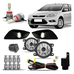 Kit Farol Milha Focus 2009 2010 2011 2012 2013 Led