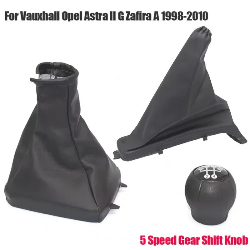 Para Vauxhall Opel Astra II G Zafira A 1998-2010: Manopla de Câmbio, Alavanca de Mudanças, Coifa, Capa do Freio de Mão