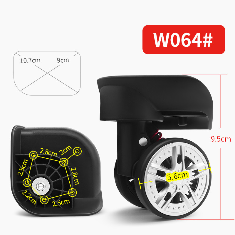 W064 acessórios para roda de bagagem, senha Universal para bagagem de viagem, acessórios para carrinho de roda de mola,