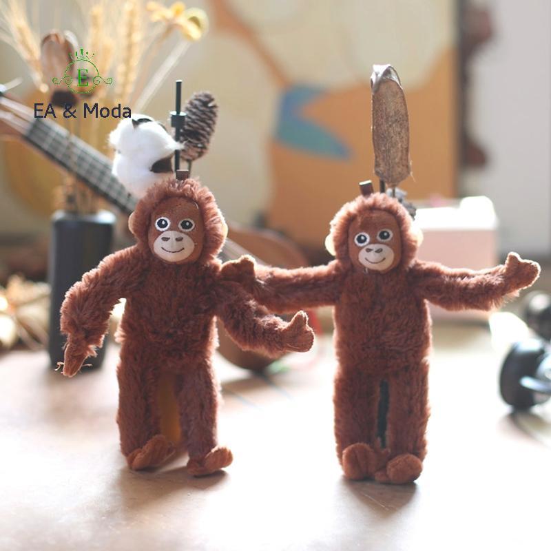 EA & Moda Dos Desenhos Animados Gorila Brinquedo De Pelúcia Chimpanzés Macaco Pingente Macio Boneca Chaveiro Bapa Carro