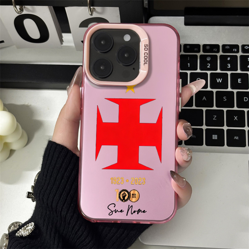 Capinha capa de Com nome personalizado Vasco da Gama para iPhone 11 12 13 15 14 16 Pro Max Xr Xs Max 7+ 8 Plus case