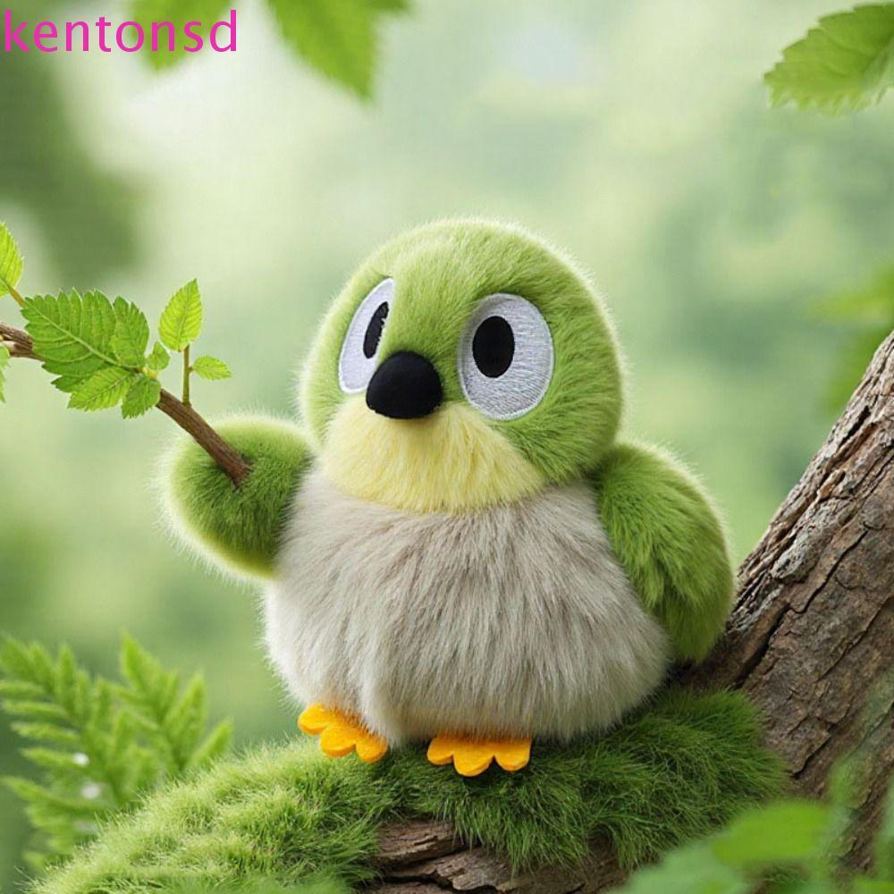 Brinquedo de Pelúcia Kington Bird, Brinquedo Sol Verde Macio, Brinquedo Animal Confortável J6YR