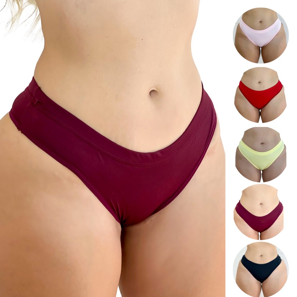 Calcinha Feminina Básica Super Confortável Várias Cores Disponíveis MARI STORE ACHADINHOS