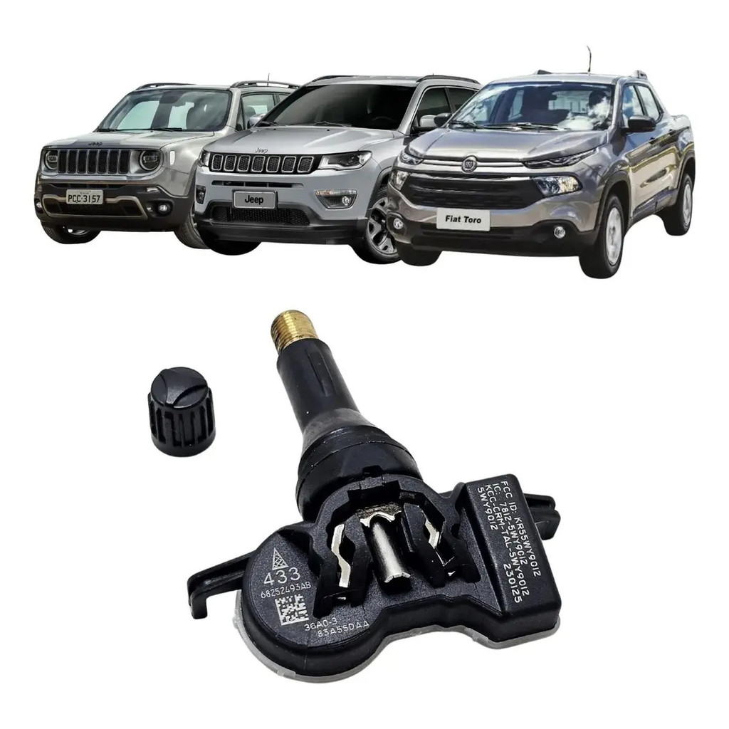 Sensor Pressão Pneu Tpms Fiat Toro 2020 2019 2018 2017 2016