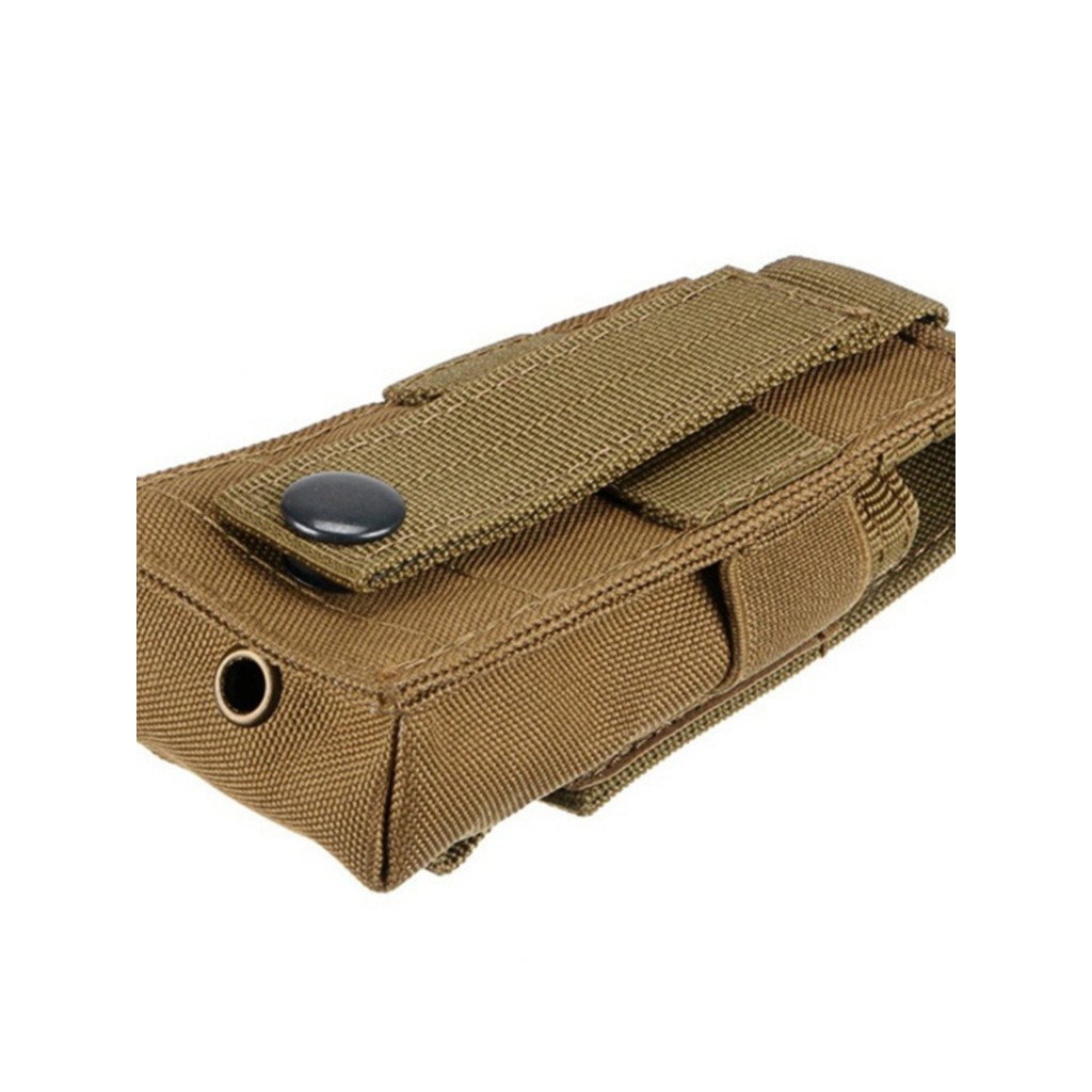 Saco de cintura ao ar livre saco tático militar ventilador pequena lanterna caso colete acessório saco edc ferramenta fa