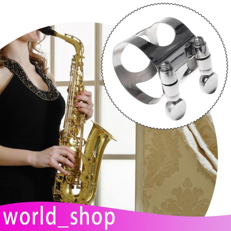 [World_shop] Ligadura De Clarinete ABS Fixação Bocal Clipe Luz Suporte De Instrumento Musical Compacto Para De Alto Sax