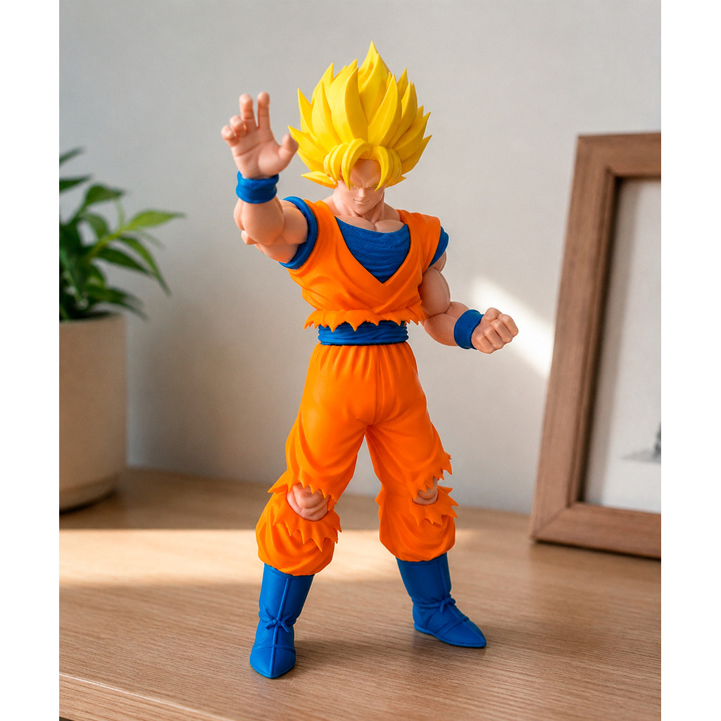 Boneco Son Goku Dragon Ball Action Figure Estátua Decorativa